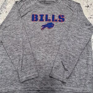 Buffalo Bills Fanatics Gray Performance Long Sleeve Shirt Men’s 3XL NFL